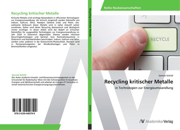 Produktbild: Recycling kritischer Metalle
