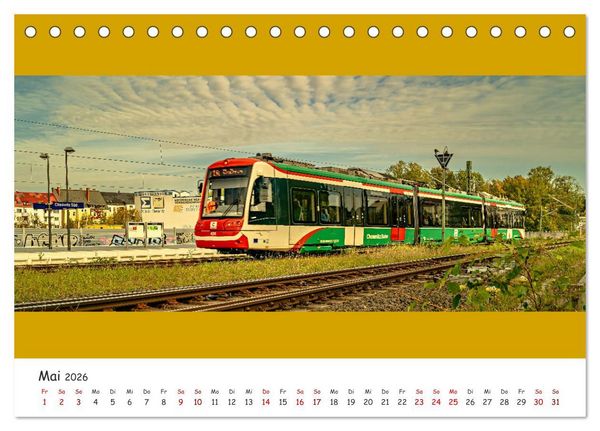 Produktbild: Die Citylink Chemnitz Panorama Ansichten (Tischkalender 2026 DIN A5 quer), CALVENDO Monatskalender