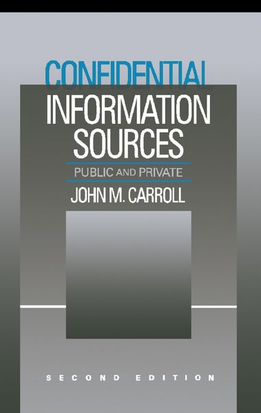 Produktbild: Confidential Information Sources