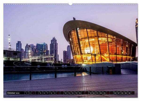 Produktbild: Dubai Highlights (Wandkalender 2026 DIN A2 quer), CALVENDO Monatskalender