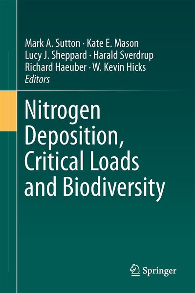 Produktbild: Nitrogen Deposition, Critical Loads and Biodiversity