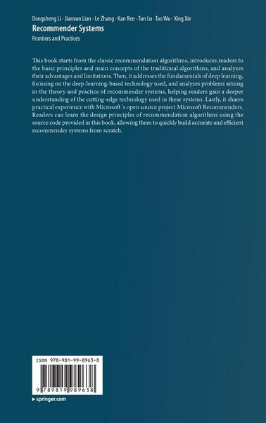 Produktbild: Recommender Systems
