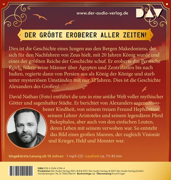 Produktbild: Weltgeschichte(n). K&ouml;nig der K&ouml;nige: Alexander der Gro&szlig;e