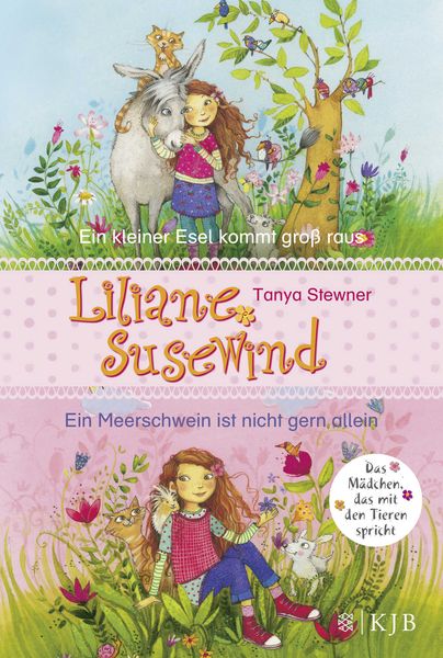 Produktbild: Liliane Susewind. Ein kleiner Esel kommt gro&szlig; raus & Ein Meerschwein ist nicht gern allein. (Doppelband 1 & 2 f&uuml;r j&uuml;ngere Leser)