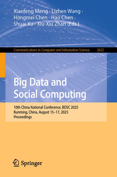 Produktbild: Big Data and Social Computing