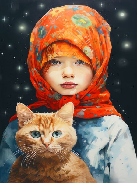 Produktbild: CALVENDO Puzzle Mann und Katze | 1000 Teile Lege-Gr&ouml;&szlig;e 64x48cm Foto-Puzzle f&uuml;r gl&uuml;ckliche Stunden