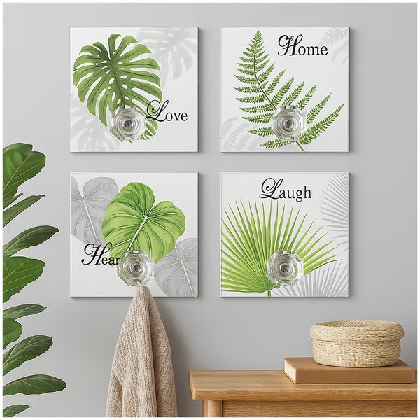 HTI-Line Wandhaken Leaf 4er Set Wandhaken Leaf 4er Set