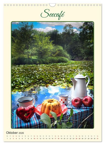 Produktbild: Aus Liebe: Picknick f&uuml;r Zwei (Wandkalender 2026 DIN A3 hoch), CALVENDO Monatskalender