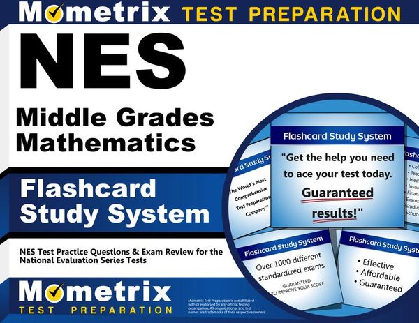 Produktbild: NES Middle Grades Mathematics Flashcard Study System