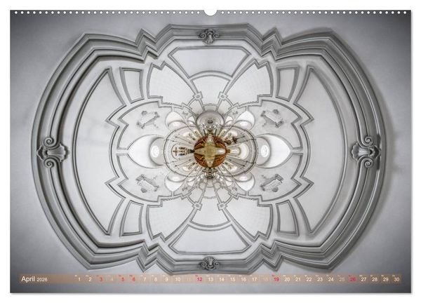 Produktbild: G&ouml;ttliche Projektionen - Kirchenpanoramen (Wandkalender 2026 DIN A2 quer), CALVENDO Monatskalender