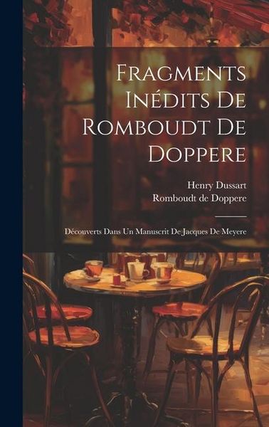 Produktbild: Fragments In&eacute;dits De Romboudt De Doppere: D&eacute;couverts Dans Un Manuscrit De Jacques De Meyere