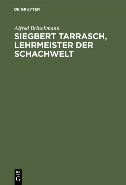 Produktbild: Siegbert Tarrasch, Lehrmeister der Schachwelt