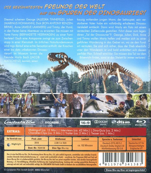 Produktbild: F&uuml;nf Freunde und das Tal der Dinosaurier