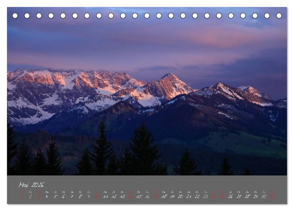 Produktbild: Unser sch&ouml;nes Allg&auml;u (Tischkalender 2026 DIN A5 quer), CALVENDO Monatskalender