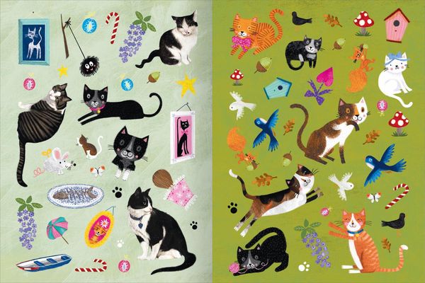Produktbild: Mein Katzen-Stickerheft