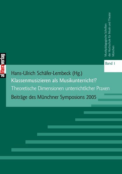 Produktbild: Klassenmusizieren als Musikunterricht?