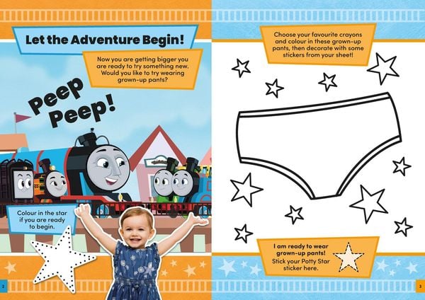 Produktbild: Thomas & Friends: Potty Star! Sticker Activity