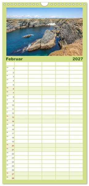 Produktbild: Familienplaner 2027 - Morbihan - Eine Entdeckungsreise in den S&uuml;den der Bretagne mit 5 Spalten (Wandkalender, 21 x 45 cm) CALVENDO