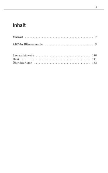 Produktbild: ABC der B&uuml;hnensprache