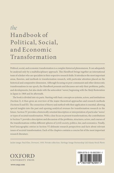 Produktbild: Handbook of Political, Social, and Economic Transformation