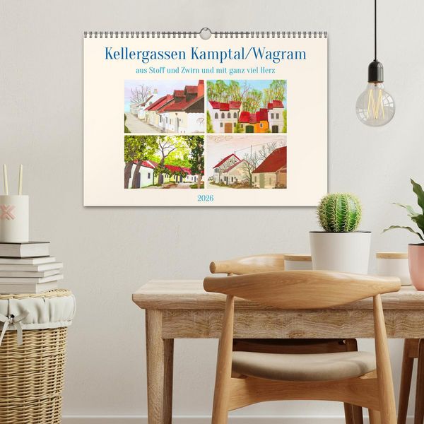 Produktbild: Wagramer Kellergassen (Wandkalender 2026 DIN A3 quer), CALVENDO Monatskalender