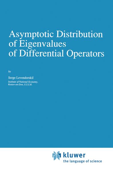 Produktbild: Asymptotic Distribution of Eigenvalues of Differential Operators