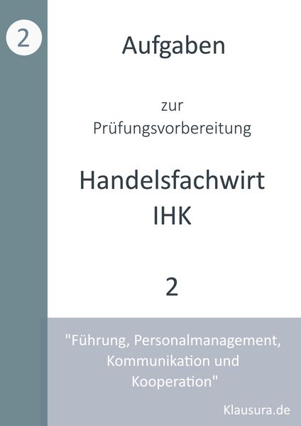 Produktbild: Aufgaben zur Pr&uuml;fungsvorbereitung gepr&uuml;fte Handelsfachwirte IHK