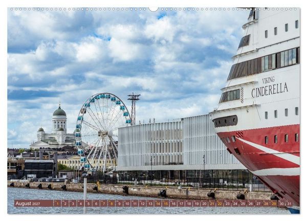 Produktbild: Helsinki klassisch bis modern (Wandkalender 2027 DIN A2 quer), CALVENDO Monatskalender
