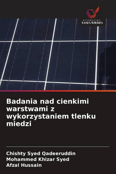 Produktbild: Badania nad cienkimi warstwami z wykorzystaniem tlenku miedzi