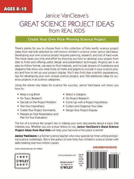 Produktbild: Janice Vancleave's Great Science Project Ideas from Real Kids