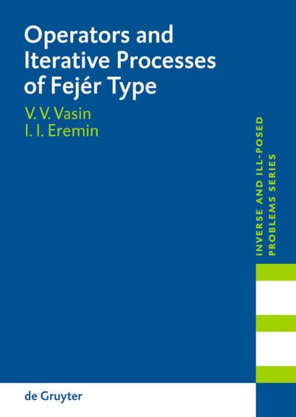 Produktbild: Operators and Iterative Processes of Fej&eacute;r Type