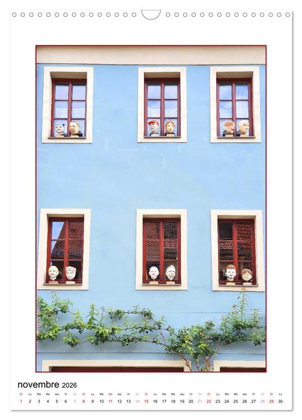 Produktbild: Charmantes fen&ecirc;tres (Calendrier mural 2026 DIN A3 horizontal), CALVENDO calendrier mensuel