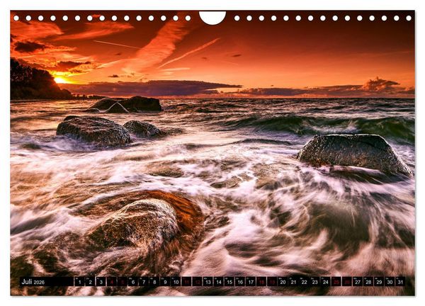 Produktbild: Ostseesteine (Wandkalender 2026 DIN A4 quer), CALVENDO Monatskalender