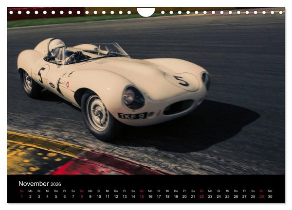 Produktbild: Vintage Racing, historischer Motorsport (Wandkalender 2026 DIN A4 quer), CALVENDO Monatskalender