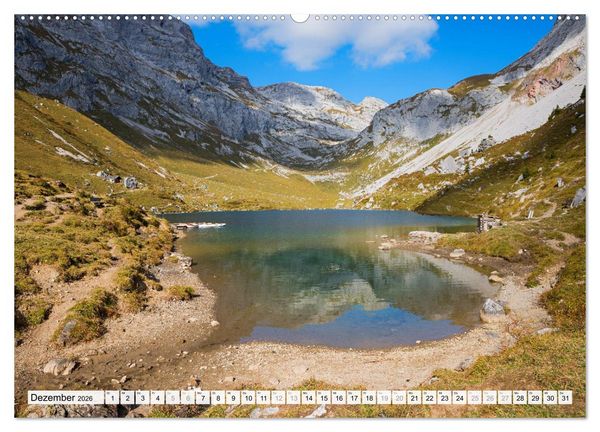 Produktbild: Graub&uuml;ndner Landschaften (hochwertiger Premium Wandkalender 2026 DIN A2 quer), Kunstdruck in Hochglanz