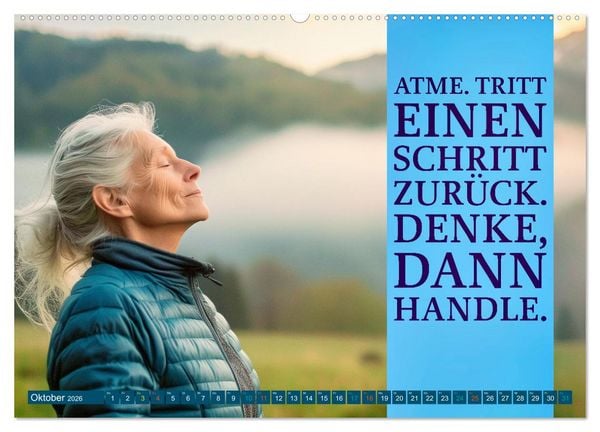 Produktbild: Im Flow des Atems - Energie des Lebens (Wandkalender 2026 DIN A2 quer), CALVENDO Monatskalender