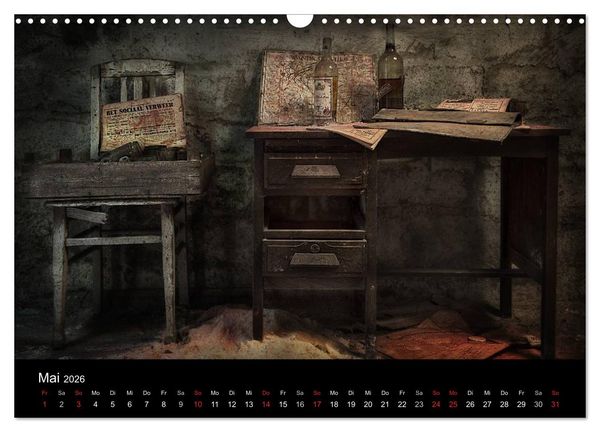 Produktbild: Geheimnisvolle Orte - Lost Places (Wandkalender 2026 DIN A3 quer), CALVENDO Monatskalender