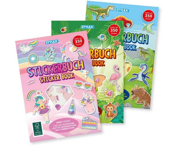 Produktbild: Stickerbuch A5 12 Seiten