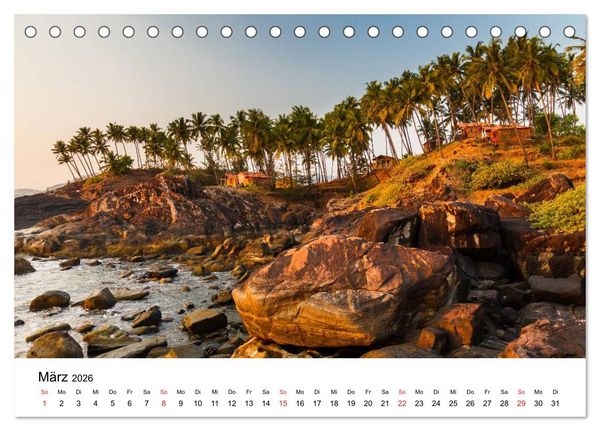Produktbild: Indien: Menschen &bull; Farben &bull; Religionen (Tischkalender 2026 DIN A5 quer), CALVENDO Monatskalender