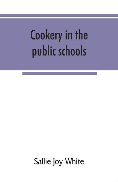Produktbild: Cookery in the public schools