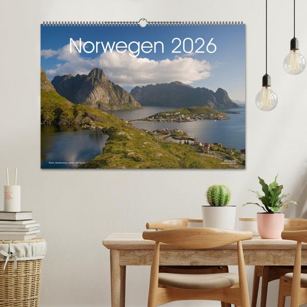 Produktbild: Norwegen (Wandkalender 2026 DIN A2 quer), CALVENDO Monatskalender