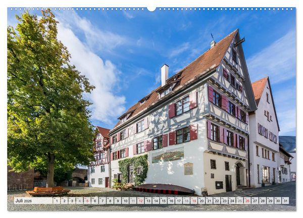 Produktbild: ULM Idyllisches Stadtherz (hochwertiger Premium Wandkalender 2026 DIN A2 quer), Kunstdruck in Hochglanz