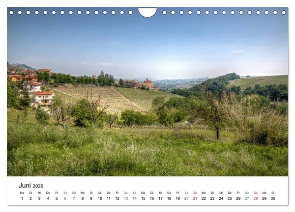 Produktbild: Piemont - bellissimo 2026 (Wandkalender 2026 DIN A4 quer), CALVENDO Monatskalender