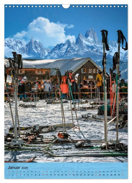 Produktbild: Endlich wieder Skifahren (Wandkalender 2026 DIN A3 hoch), CALVENDO Monatskalender