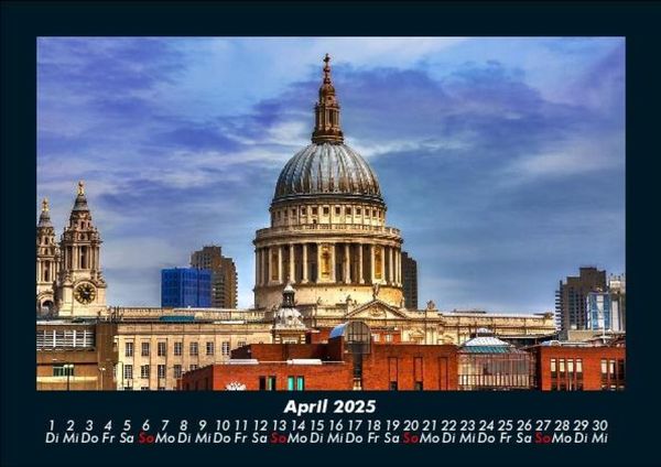 Produktbild: London 2025 Fotokalender DIN A5