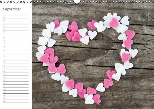 Produktbild: Herzig / Geburtstagskalender (Wandkalender immerw&auml;hrend DIN A3 quer)