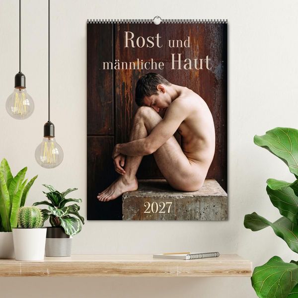 Produktbild: Rost und m&auml;nnliche Haut (Wandkalender 2027 DIN A2 hoch), CALVENDO Monatskalender