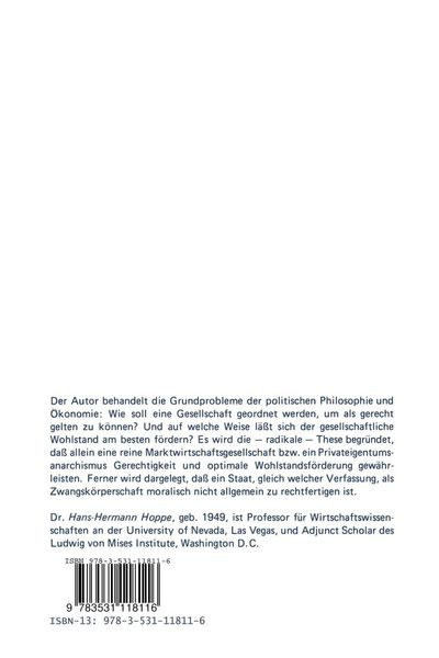 Produktbild: Eigentum, Anarchie und Staat