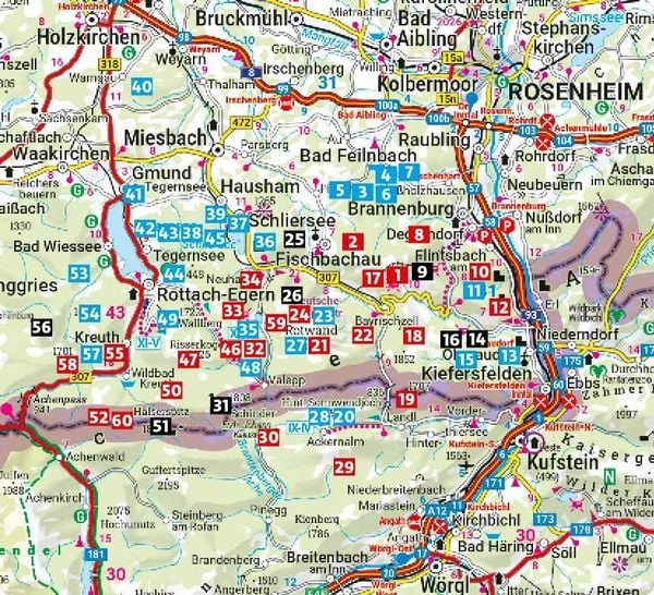 Produktbild: ROTHER Wanderf&uuml;hrer Tegernsee, Schliersee, Spitzingsee. 60 Touren in den Bayerischen Voralpen zwischen Isar und Inn