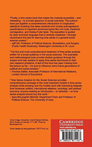Produktbild: Time Series Analysis for the Social Sciences
